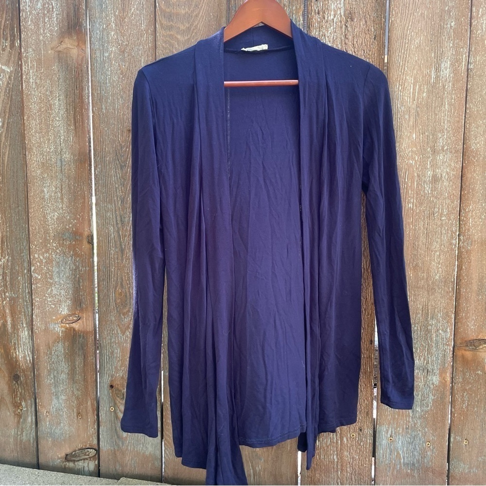 PROSPECT BLVD Women’s Navy Blue Cardigan Size Small